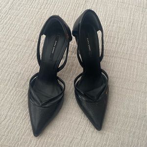 Zara black heels size 6
